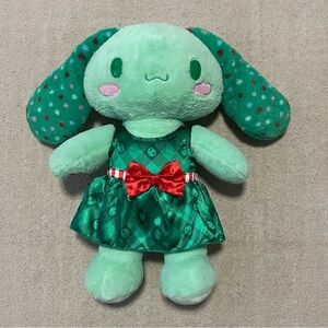 Build A Bear Evergreen Cinnamoroll Plush 16" Kuromi Holiday Dress